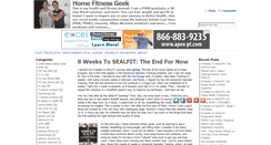 Desktop Screenshot of homefitnessgeek.com